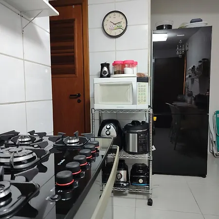 Quarto E Banheiro Privativos Com Garagem Fechada Em Apartamento Aconchegante Em Jardim Da Penha Vitoria Exterior photo
